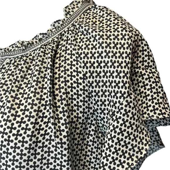 Max Studio Surplus Patterned Top with Elastic Waistband - Picture 6 of 6